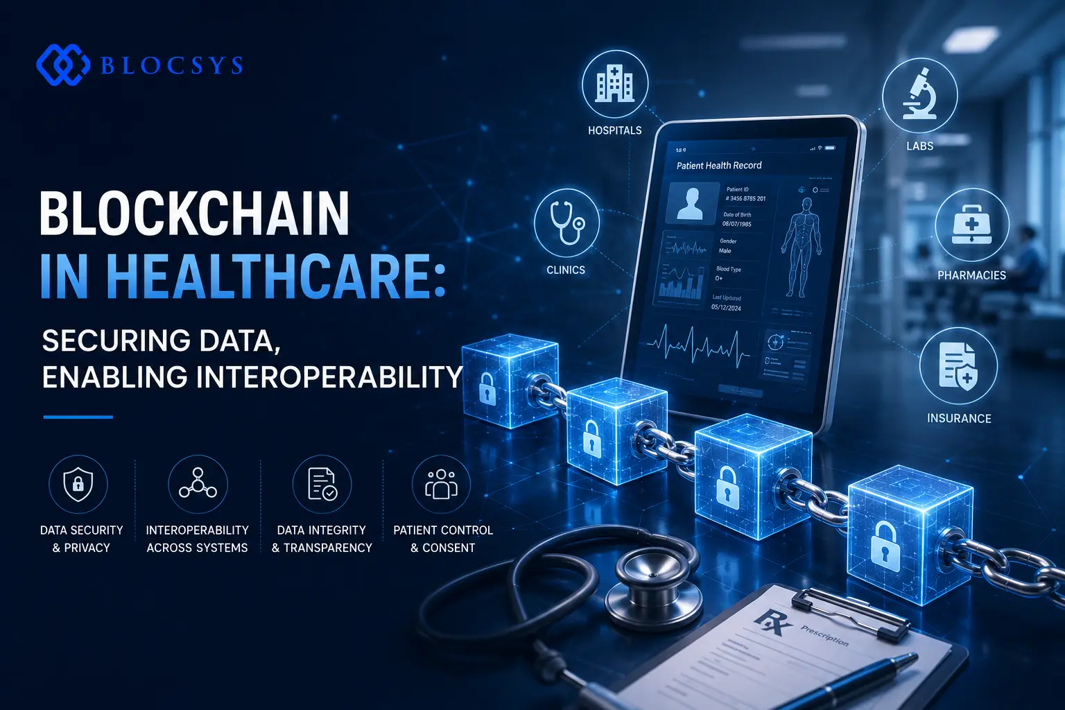 Blockchain in Healthcare Securing Data & Interoperability
