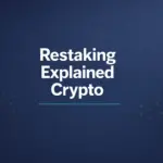 Restaking explained crypto