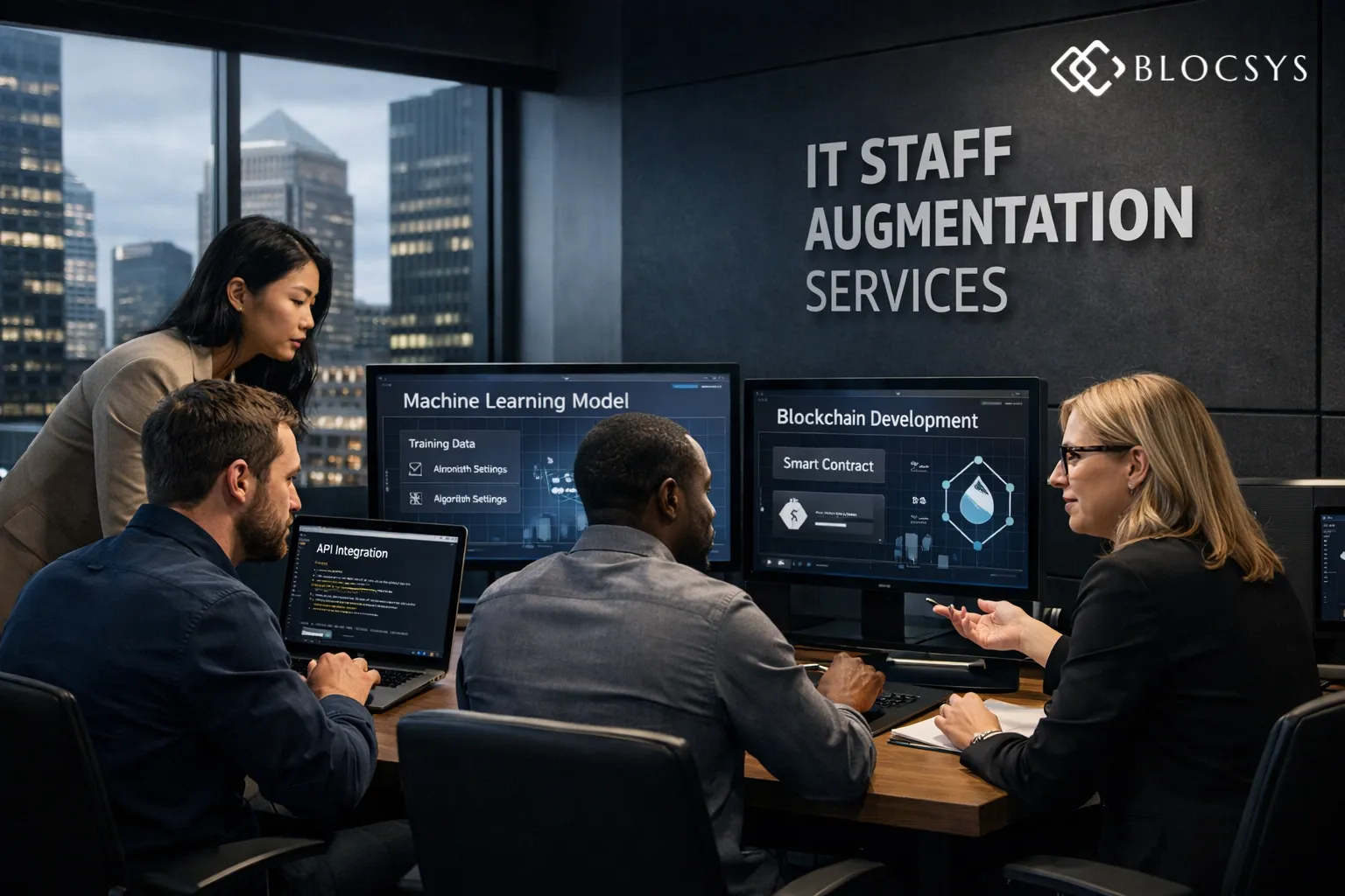 IT staff augmentation services company team