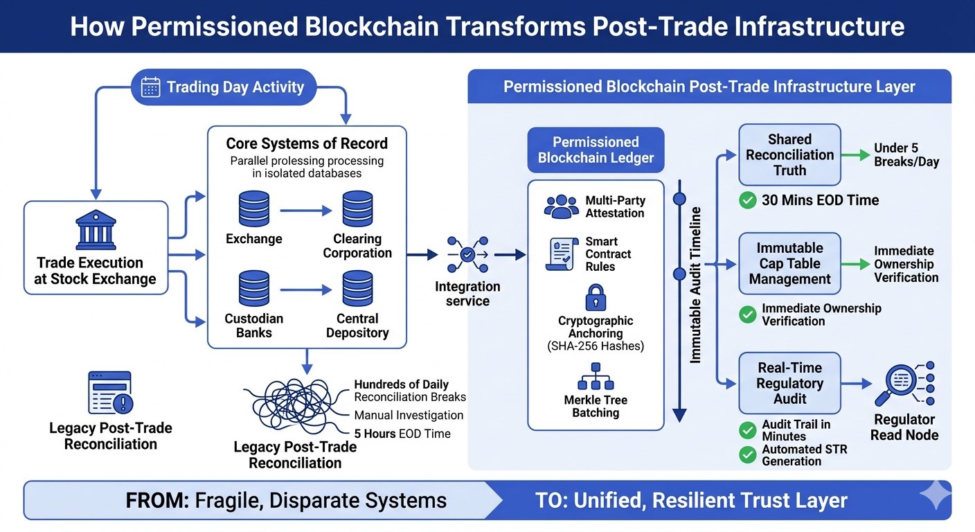 Blockchain Post-Trade Reconciliation Platform for Capital Market Operations