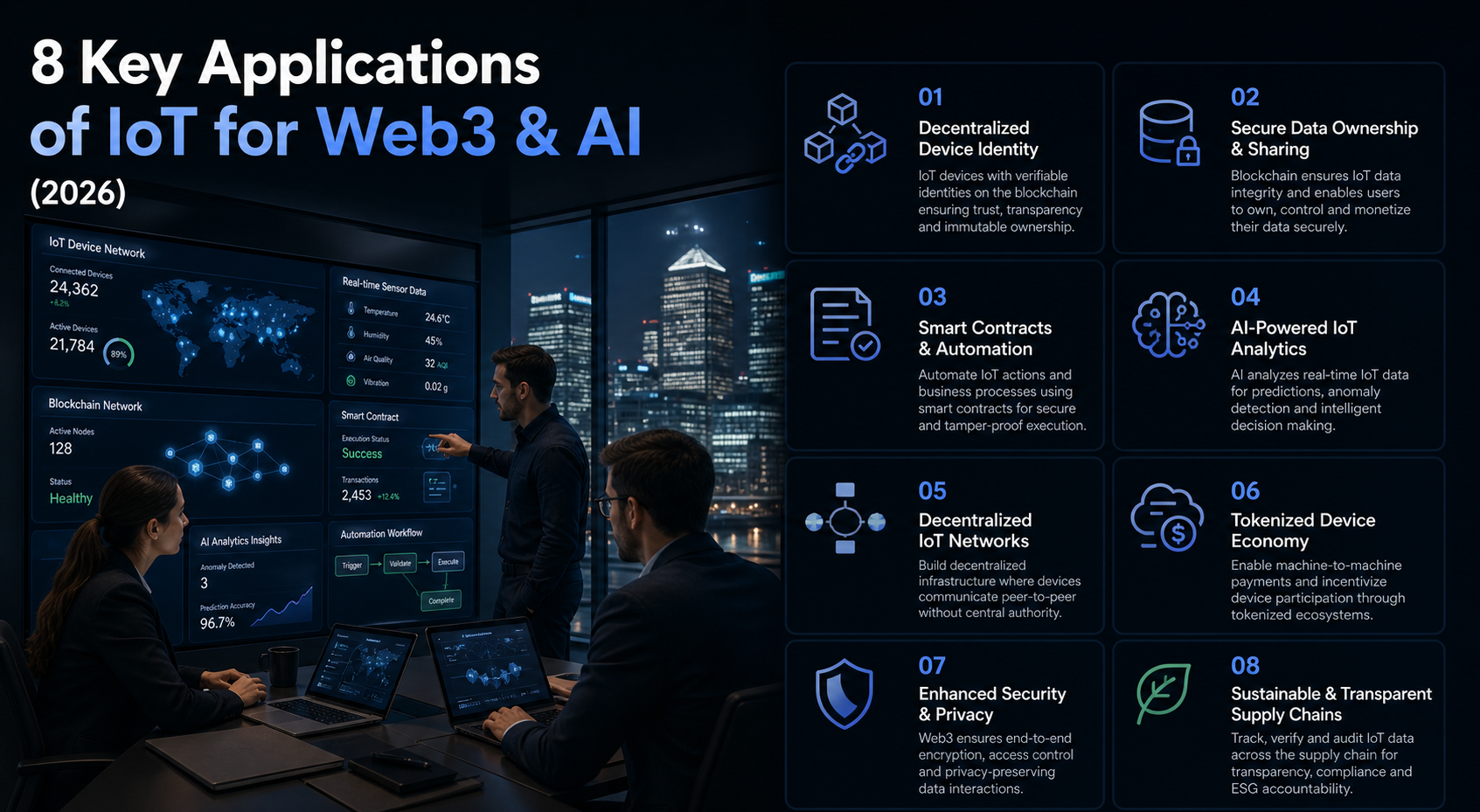 8 Key Applications of IoT for Web3 & AI (2026)