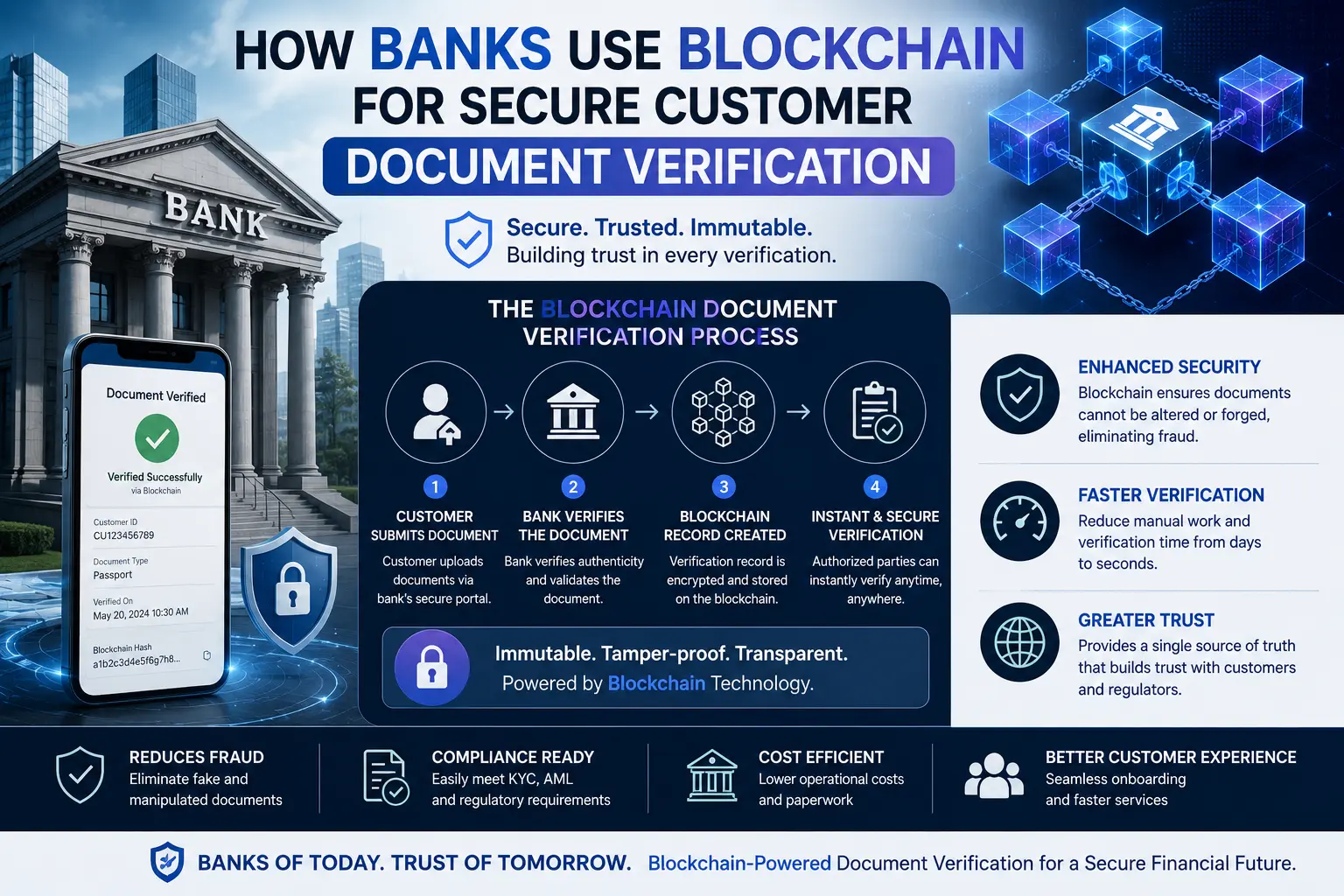 How Banks Use Blockchain for Secure Customer Document Verification