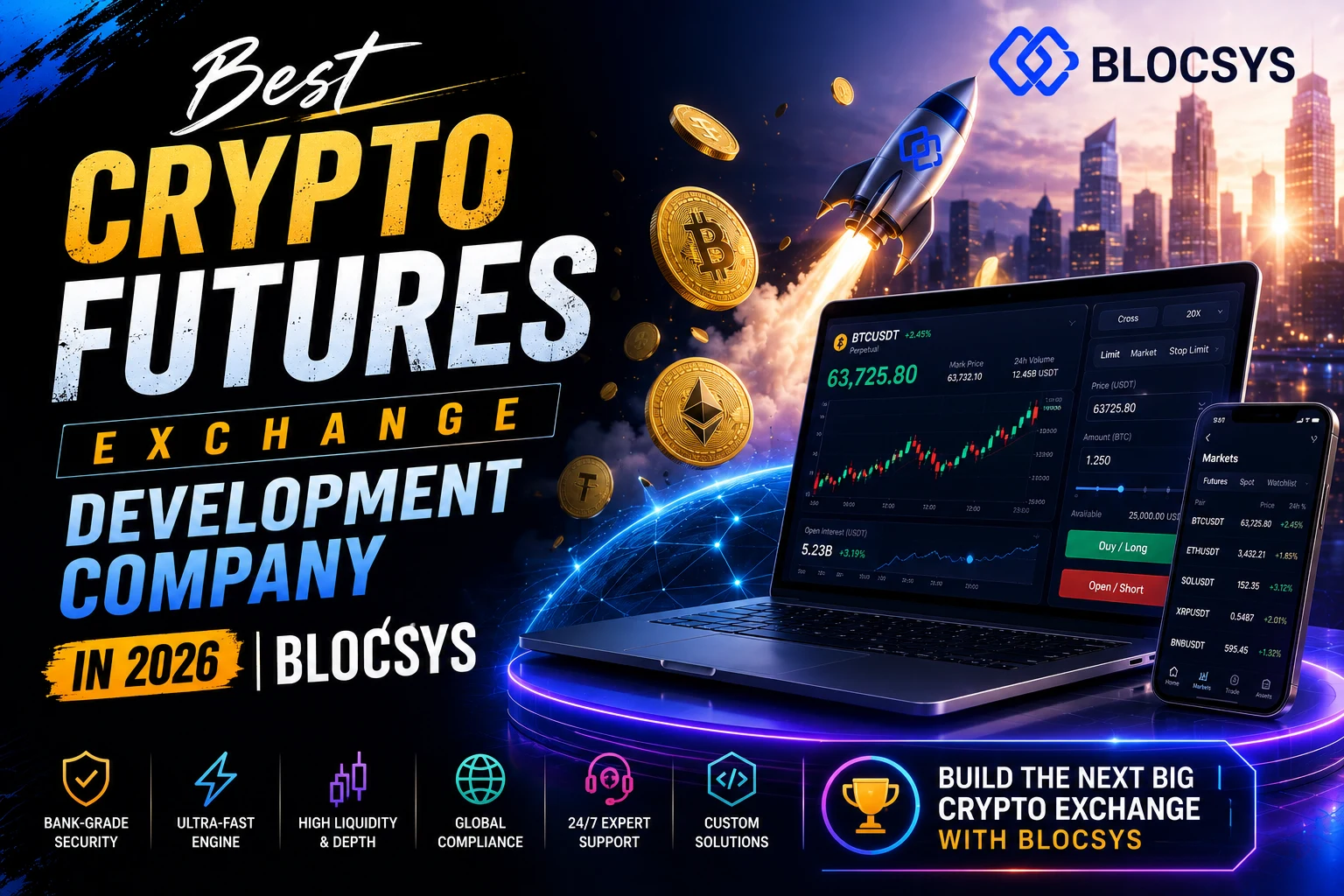 Best Crypto Exchange Development Company 2026 Blocsys