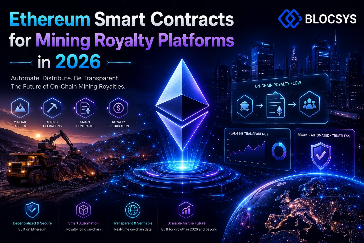 Ethereum Smart Contracts for Mining Royalty Platforms 2026