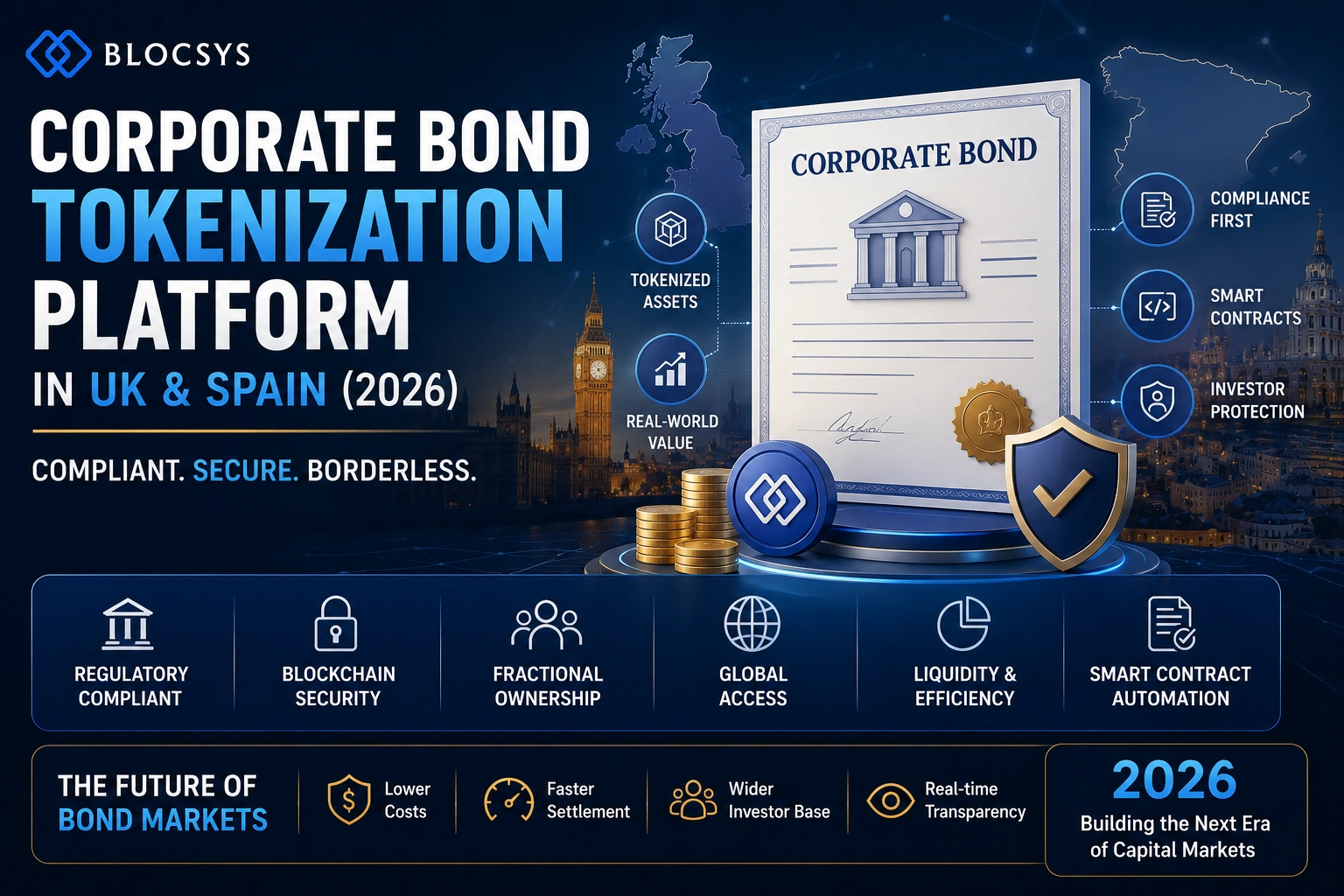 Corporate Bond Tokenization Platform in UK & Spain (2026)