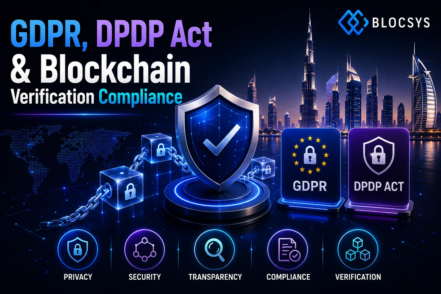GDPR, DPDP Act & Blockchain Verification Compliance