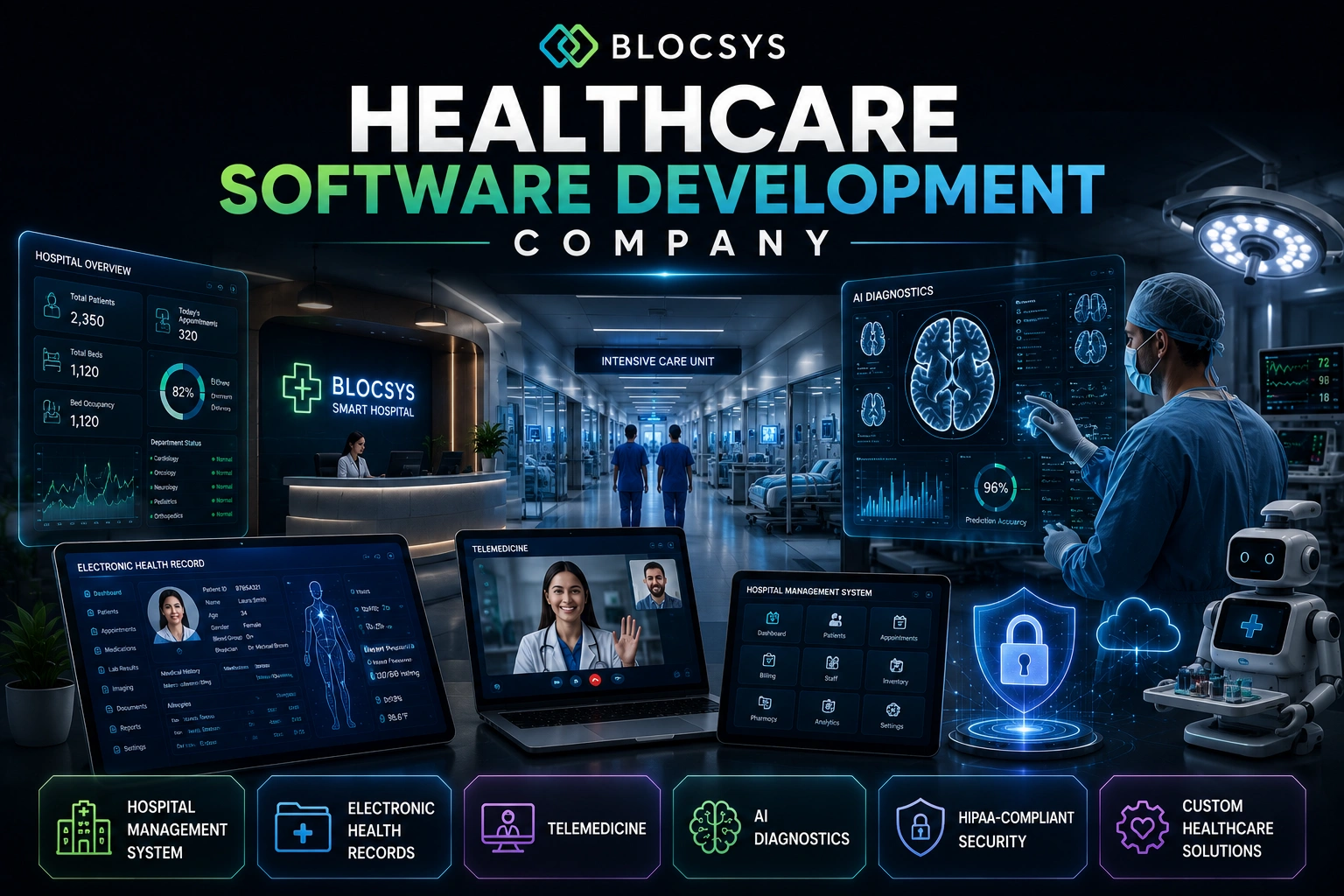 Healthcare Software Development Company in India Blocsys