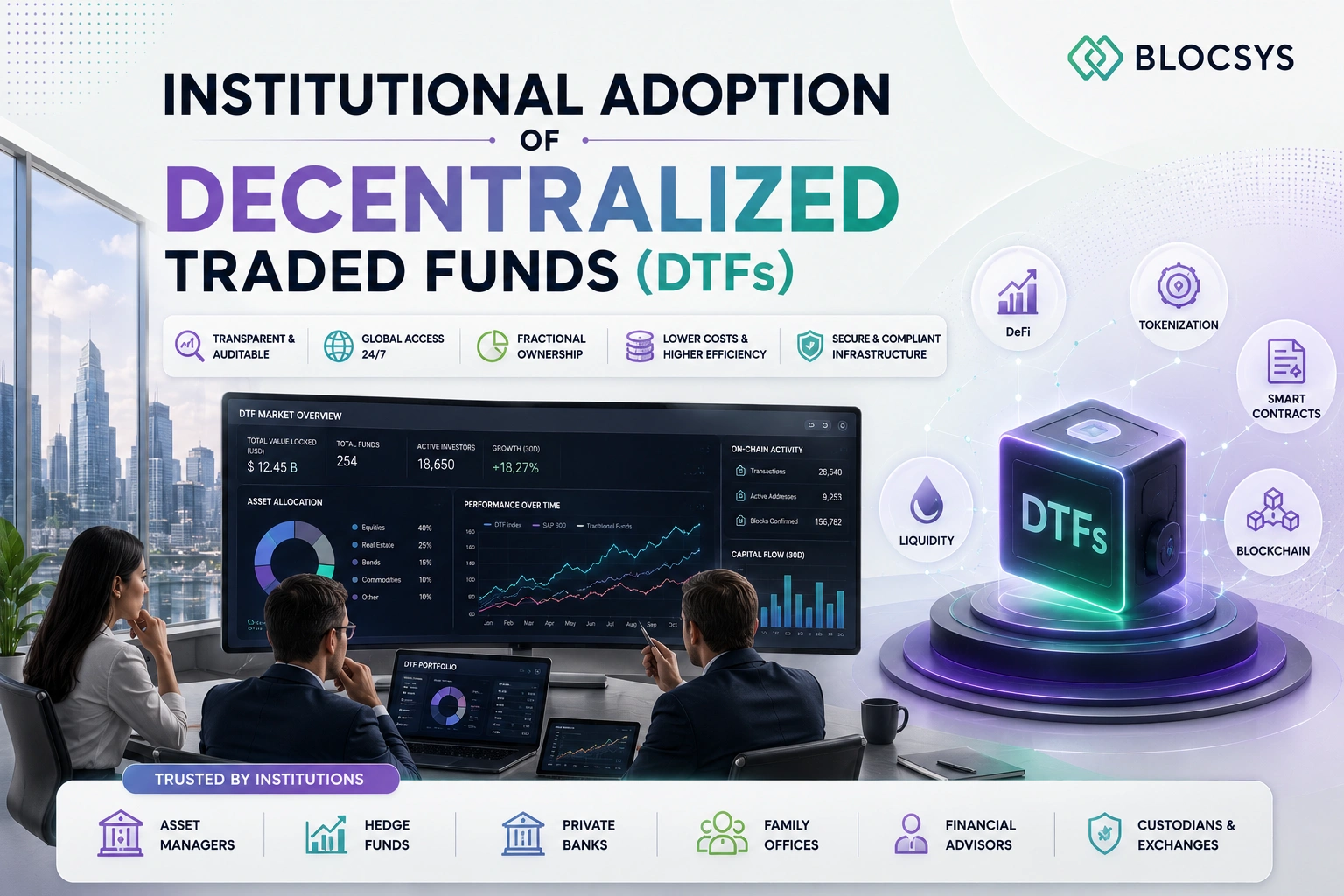 Decentralized Traded Funds
