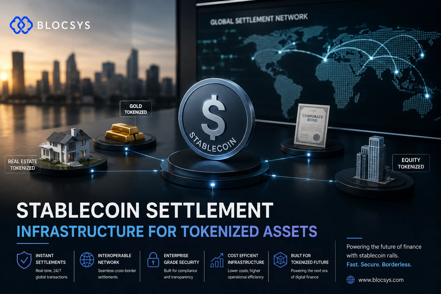 Stablecoin-Based Settlement Infrastructure for Tokenized Assets