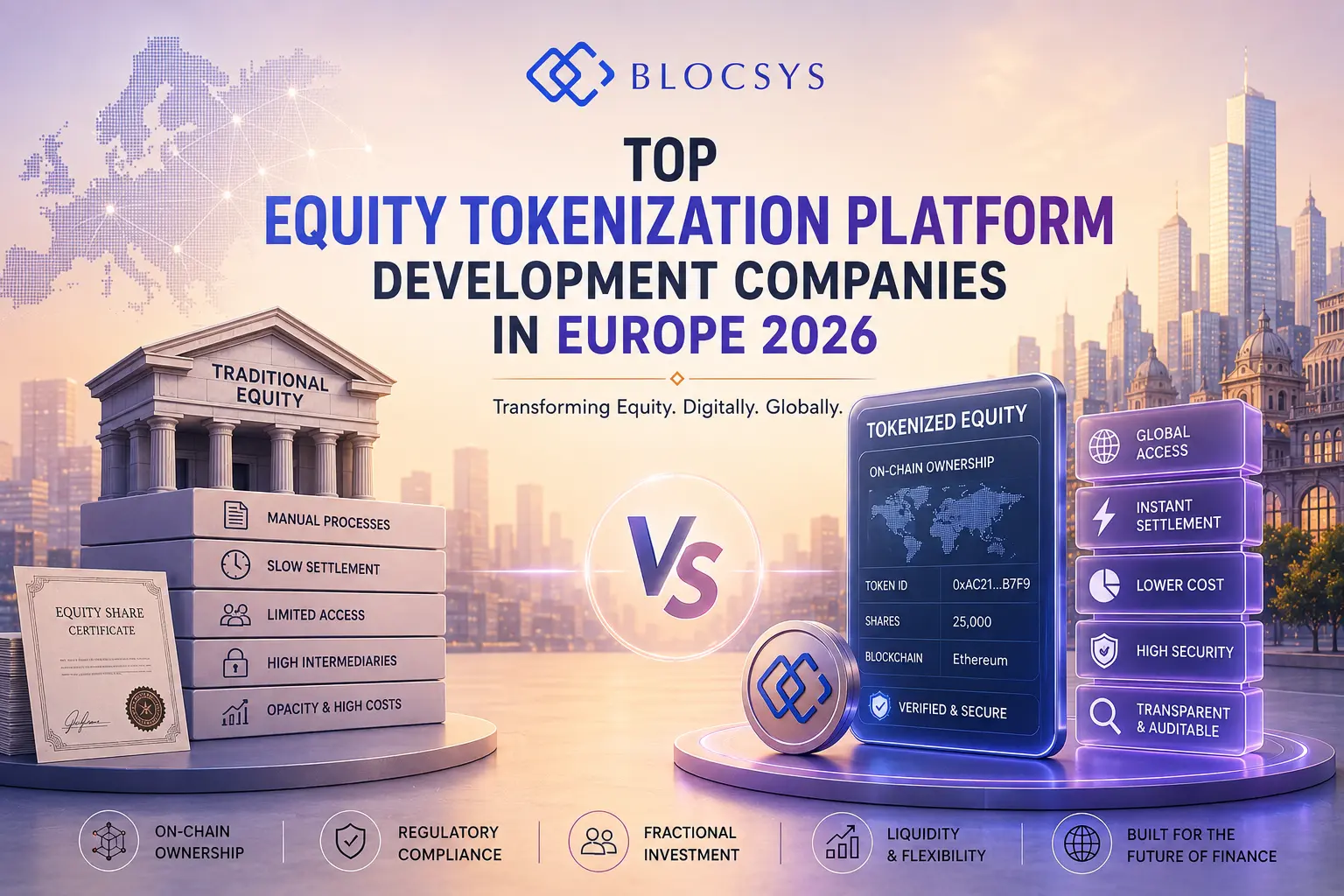 Top Equity Tokenization Platform Development Companies in Europe (2026)