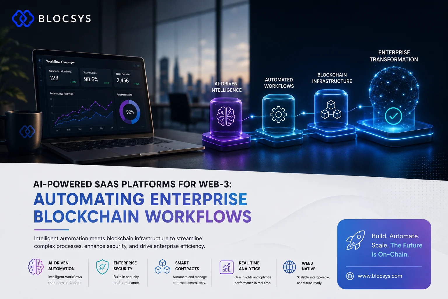 AI-Powered SaaS Platforms for Web3 Automating Enterprise Blockchain Workflows