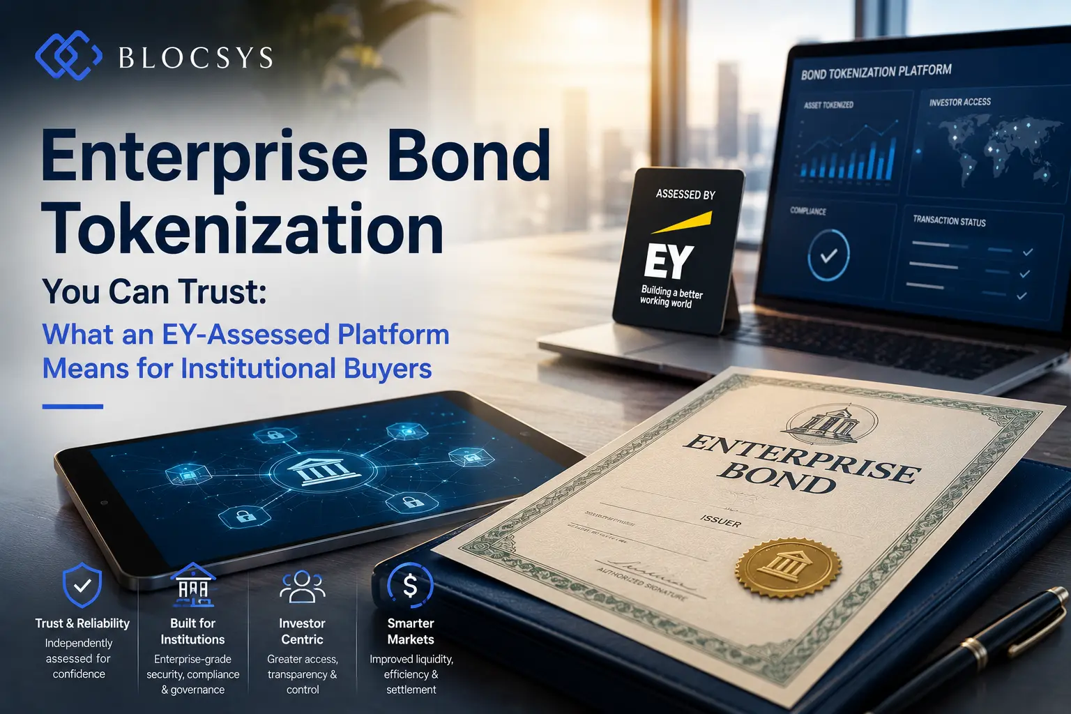 Enterprise Bond Tokenization You Can Trust What an EY-Assessed Platform Means for Institutional Buyers