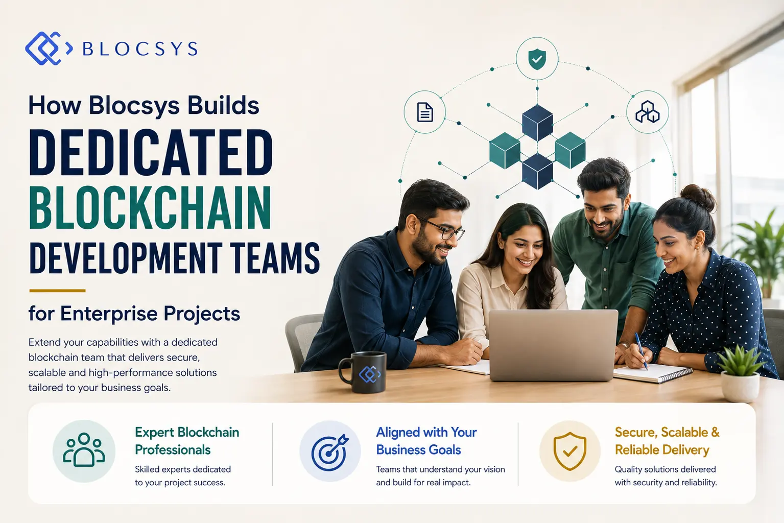How Blocsys Builds Dedicated Blockchain Development Teams for Enterprise Project