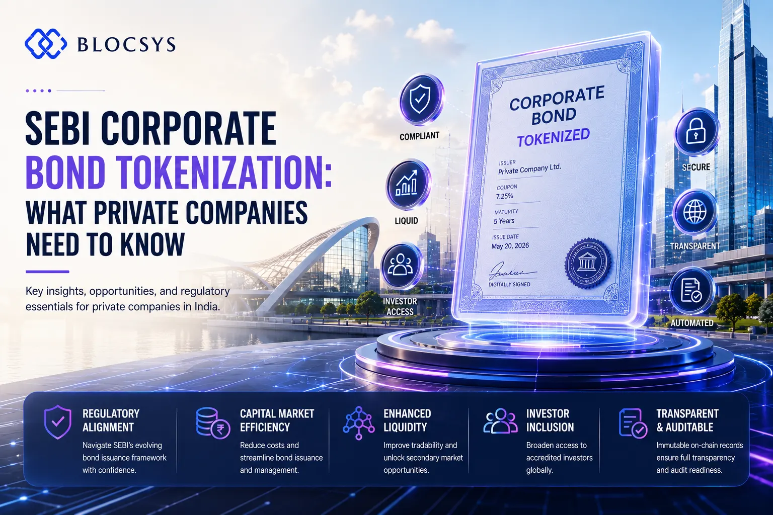 SEBI Corporate Bond Tokenization What Private Companies Need to Know