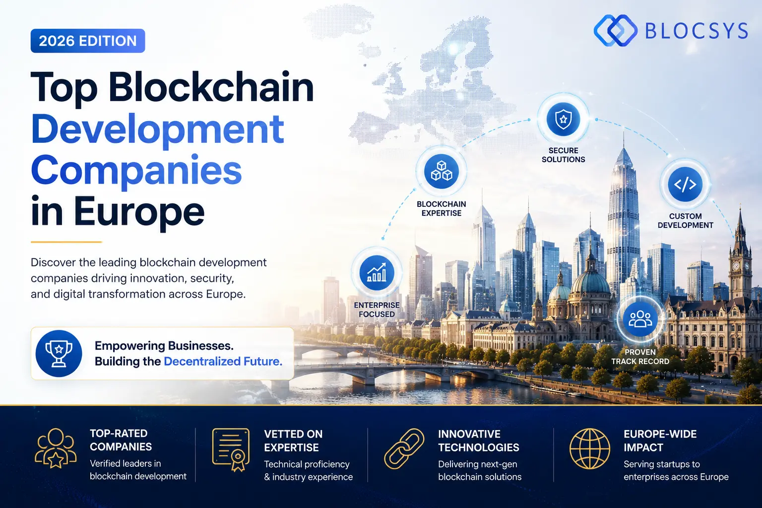 Top Blockchain Development Companies in Europe in 2026