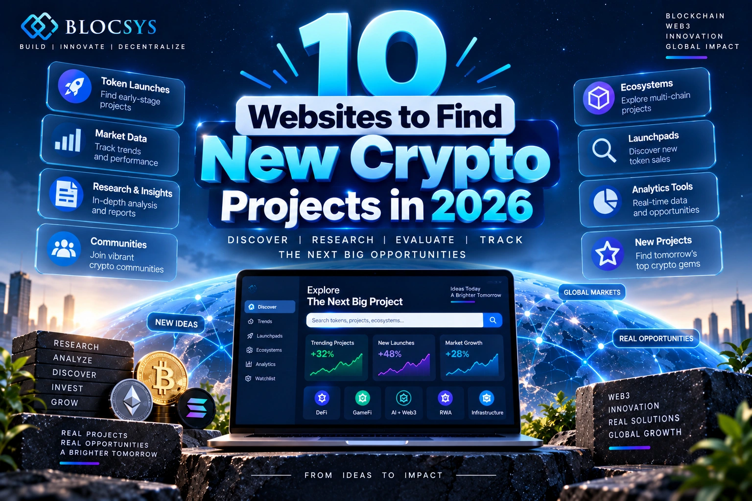10 Websites to Find New Crypto projects