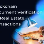 Blockchain Document Verification for Real Estate Transactions