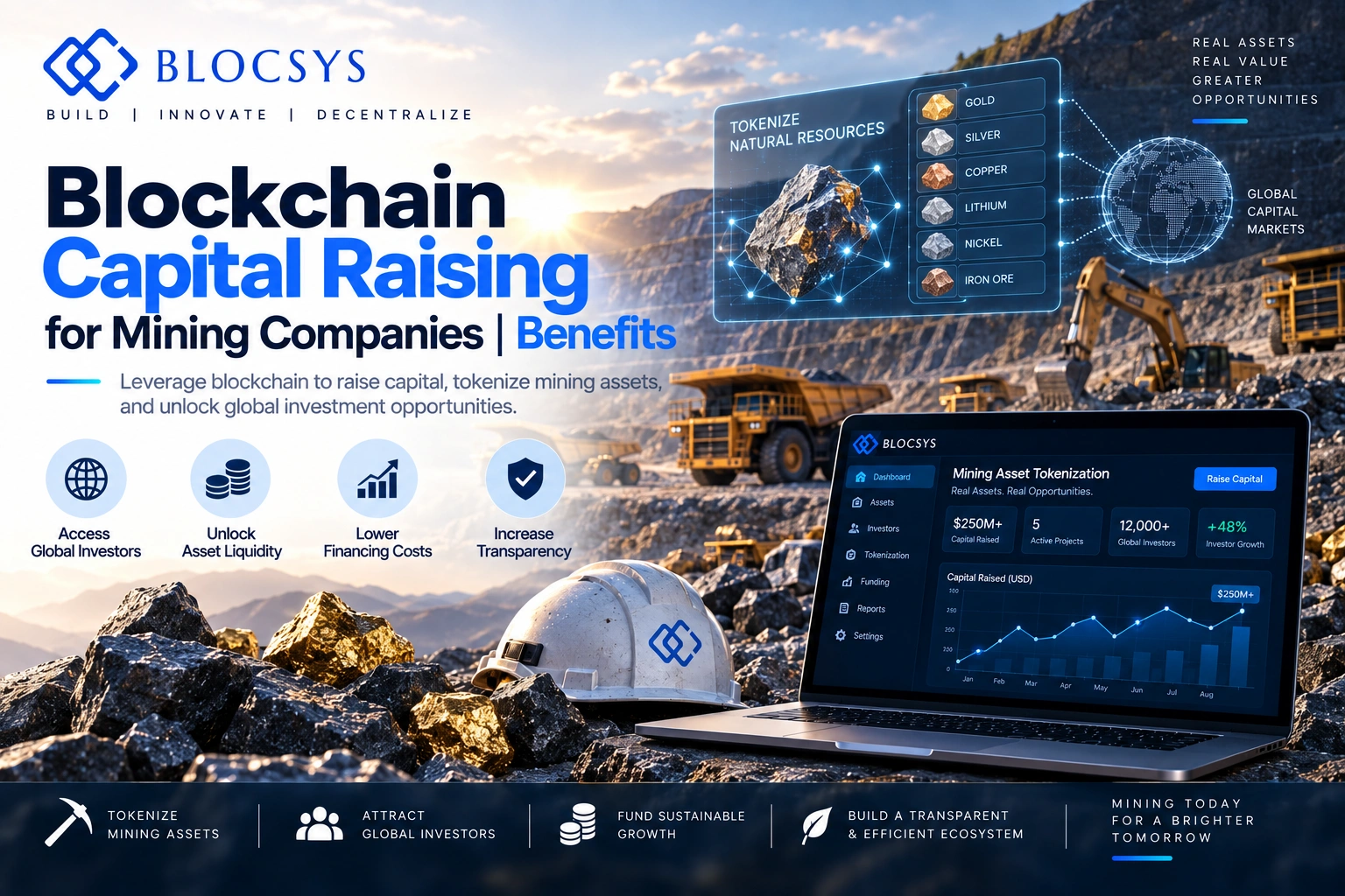 Blockchain Capital Raising for Mining Companies