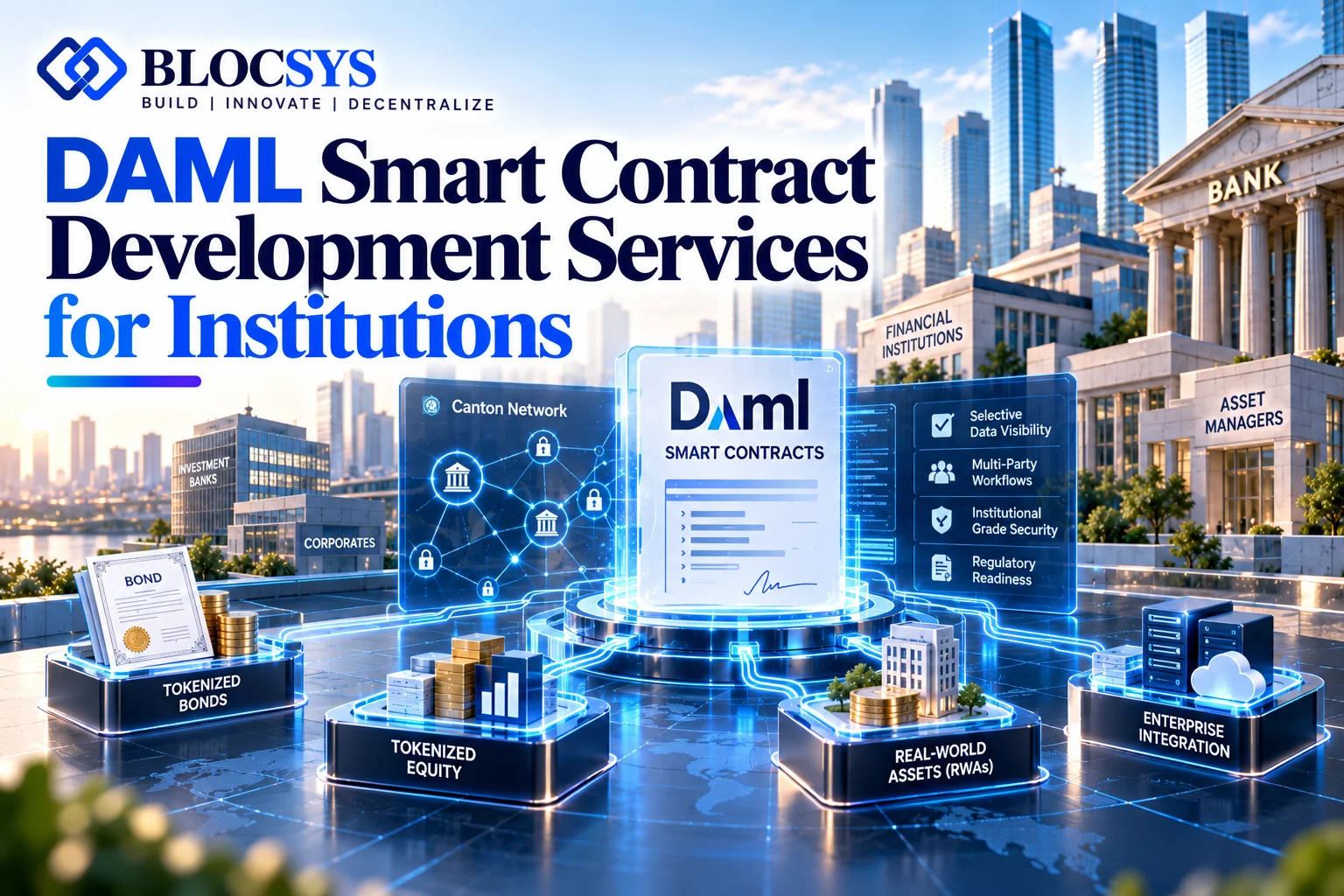 DAML Smart Contract Development Services for Institutions