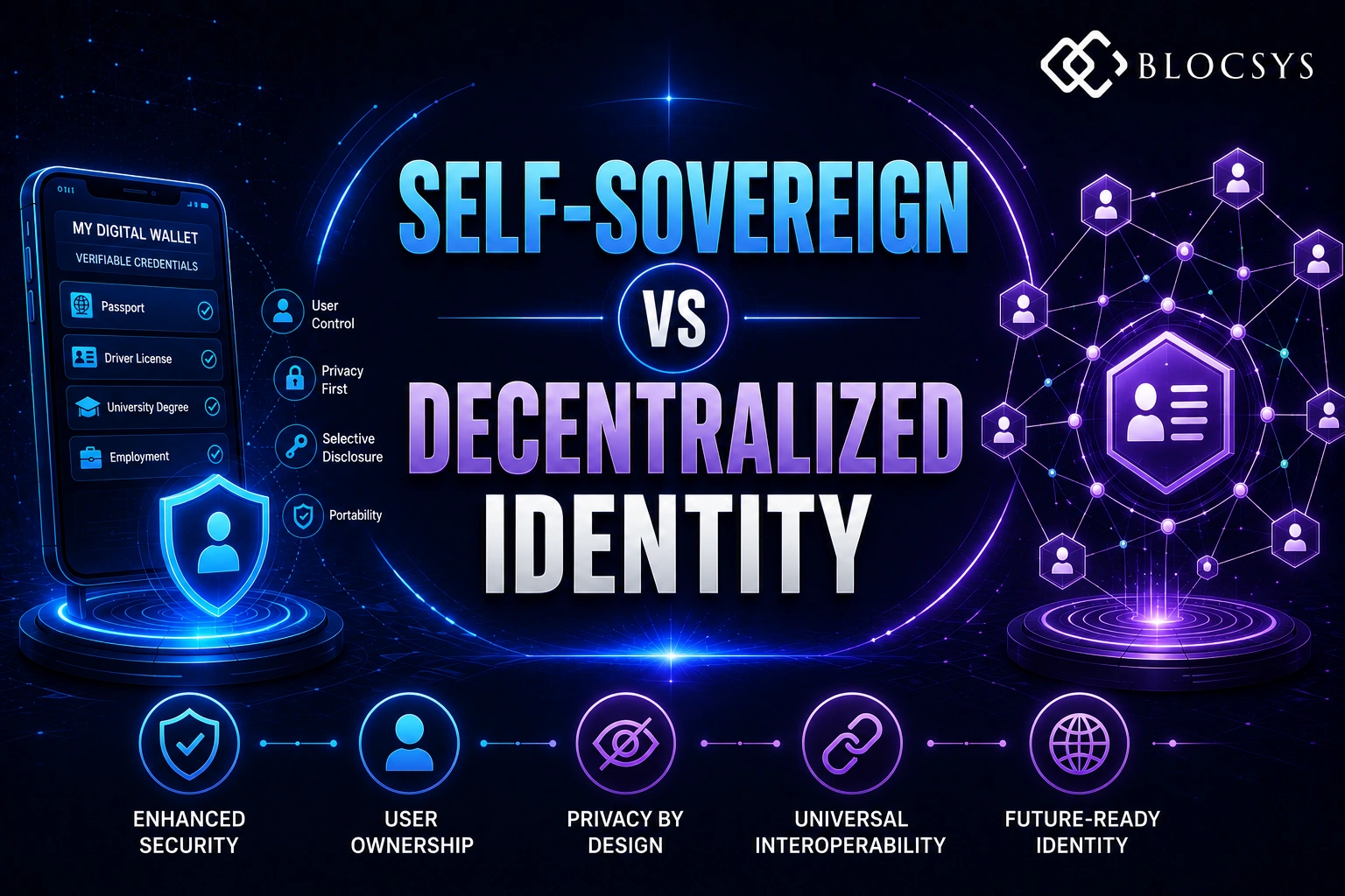 SSI vs DID Self-Sovereign vs Decentralized Identity