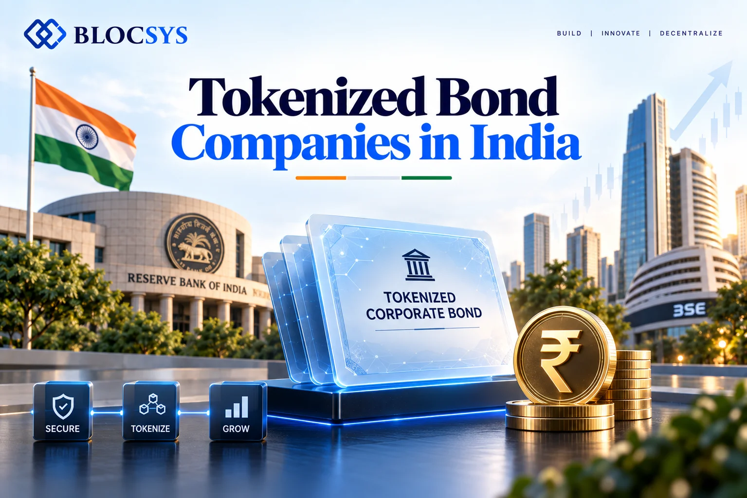 tokenized bond companies in India