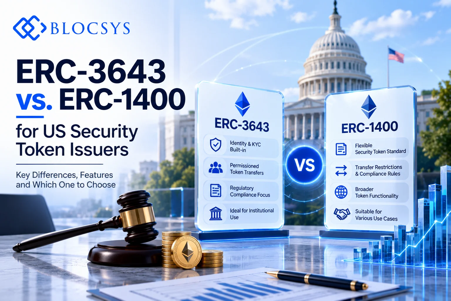 ERC-3643 vs ERC-1400_ US Security Token Guide