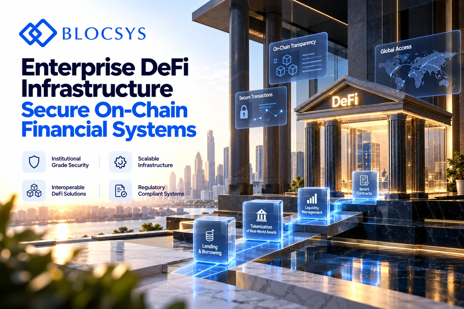 Enterprise DeFi Infrastructure Building Secure On-Chain Financial Systems