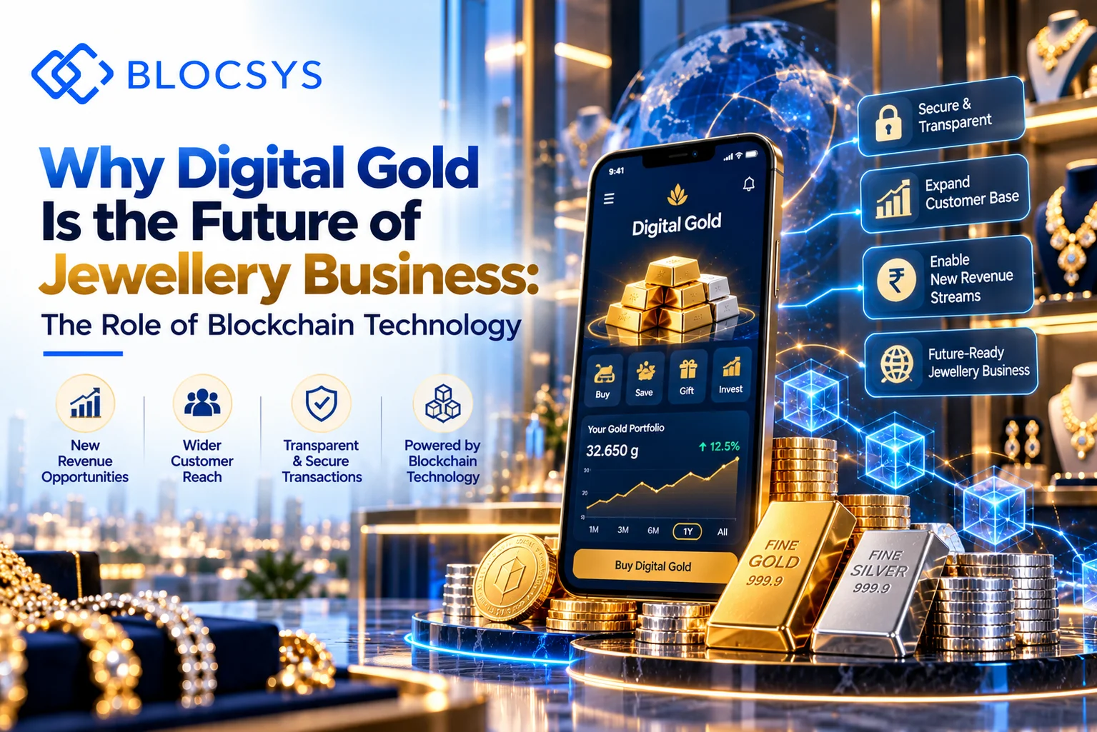 Why Digital Gold Is the Future of Jewellery Business The Role of Blockchain Technology